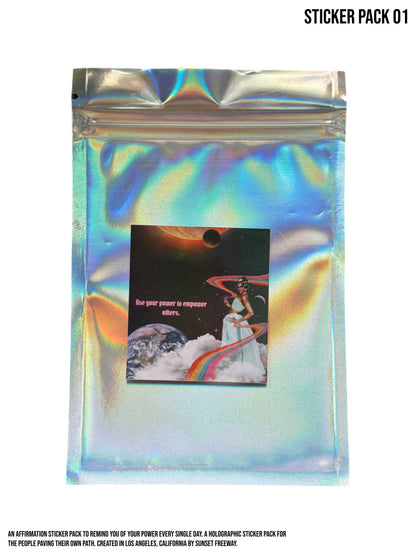 Gentle Reminders Holographic Sticker Pack